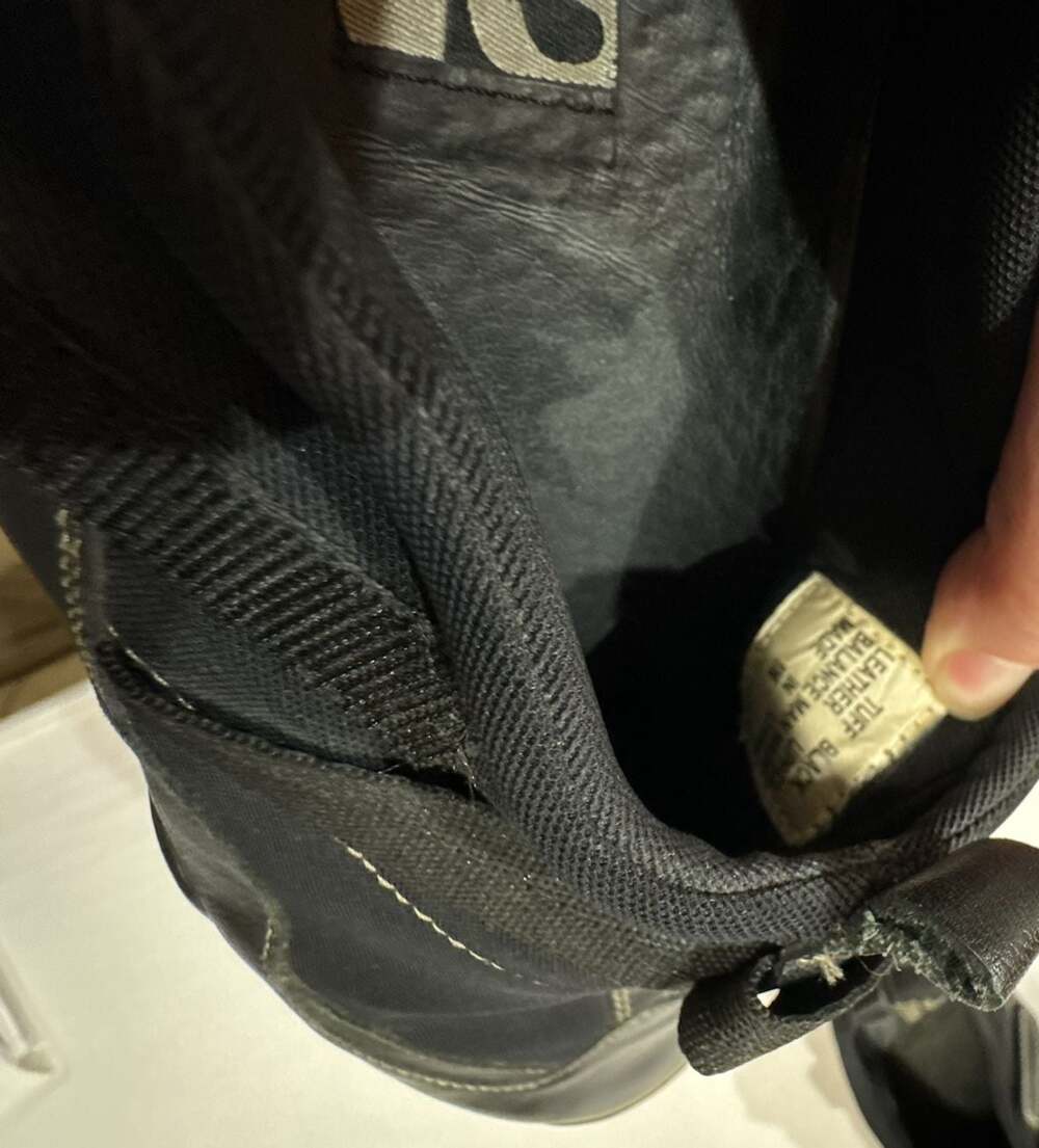 VS Tuff Black Leather Slip-On Casual Shoes - Picture 6 of 6
